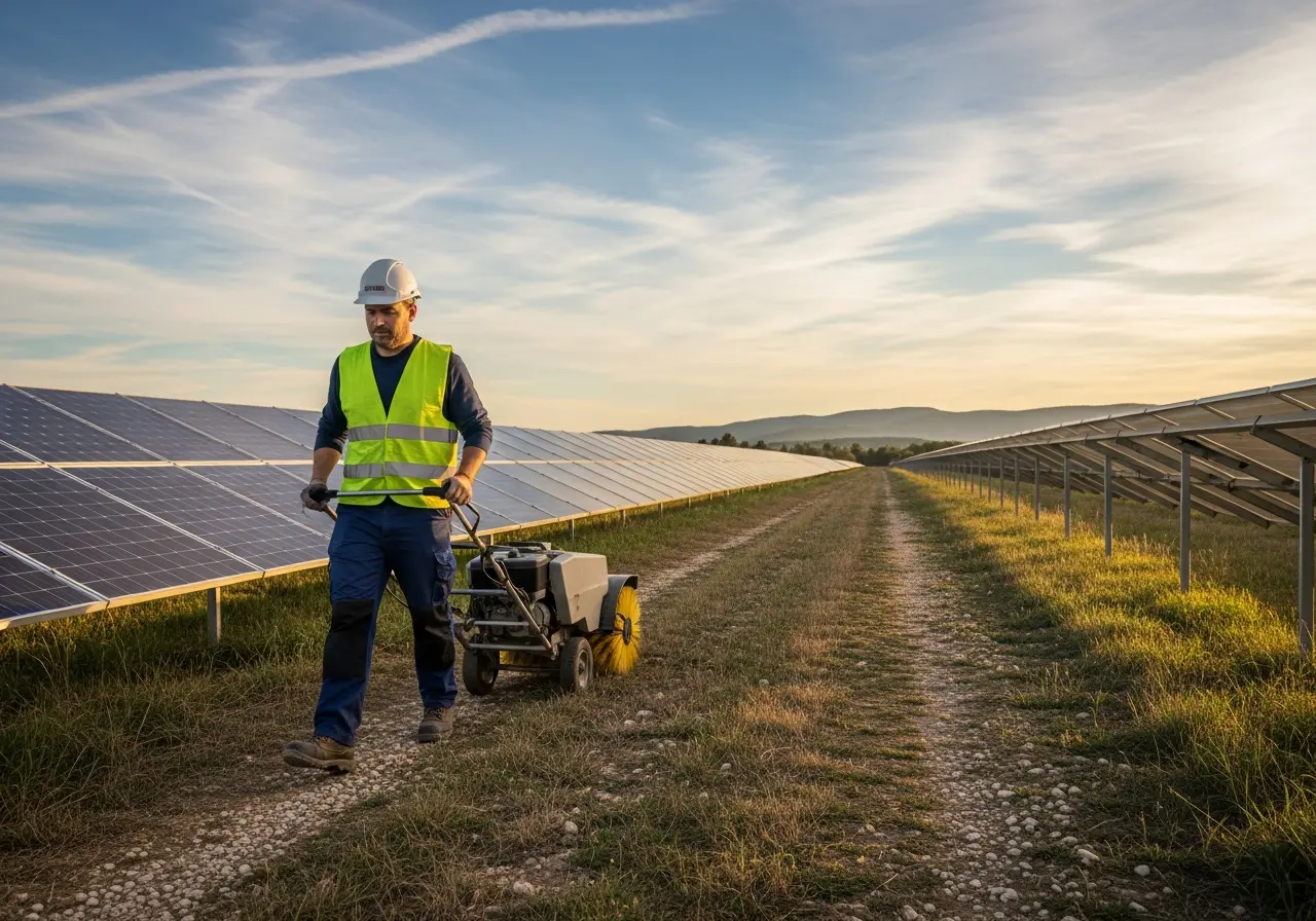 Nettoyage de panneaux solaires agricoles et industriels à Toulon